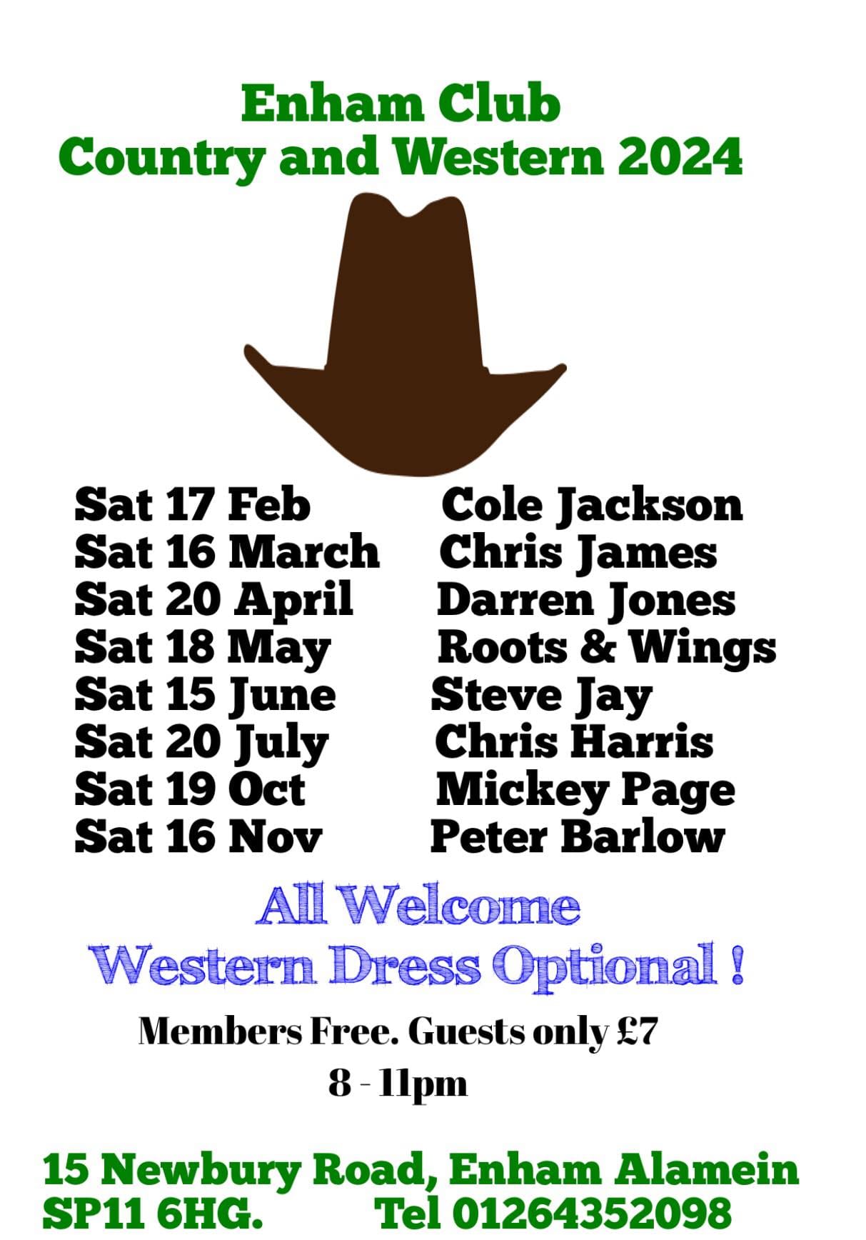 Country & Western Night: PETER BARLOW