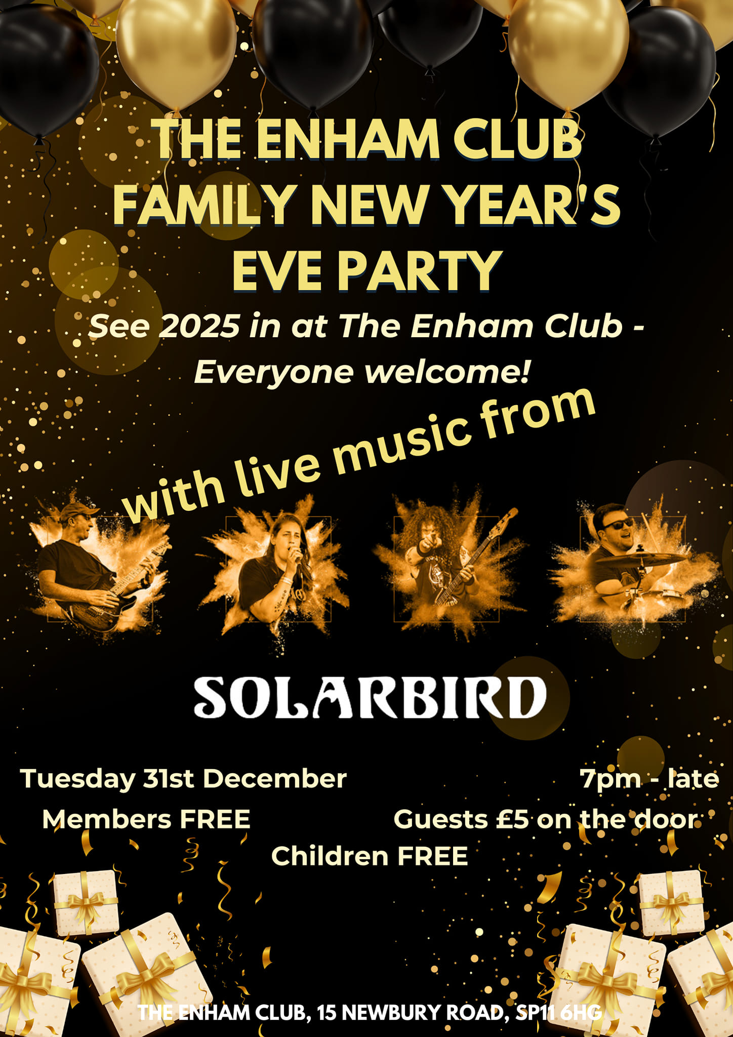 NYE family party: Solarbird