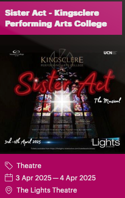 Sister Act - Kingsclere Performing Arts College Sister Act - Kingsclere Performing Arts College