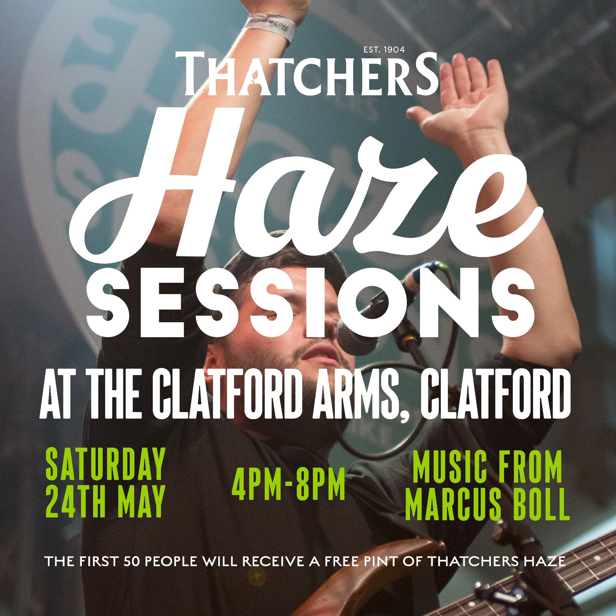 Thatchers Haze Session with live music from MARCUS BOLL