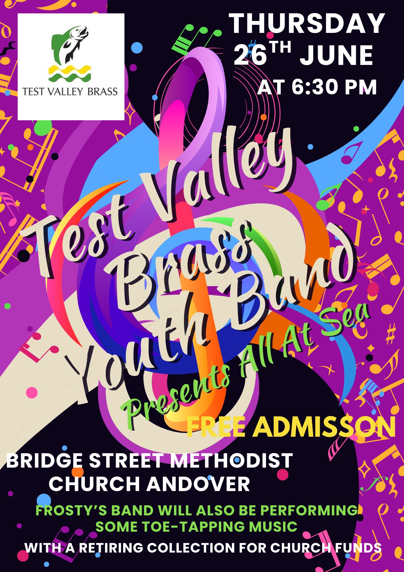 Test Valley Brass Youth Band presents All At Sea