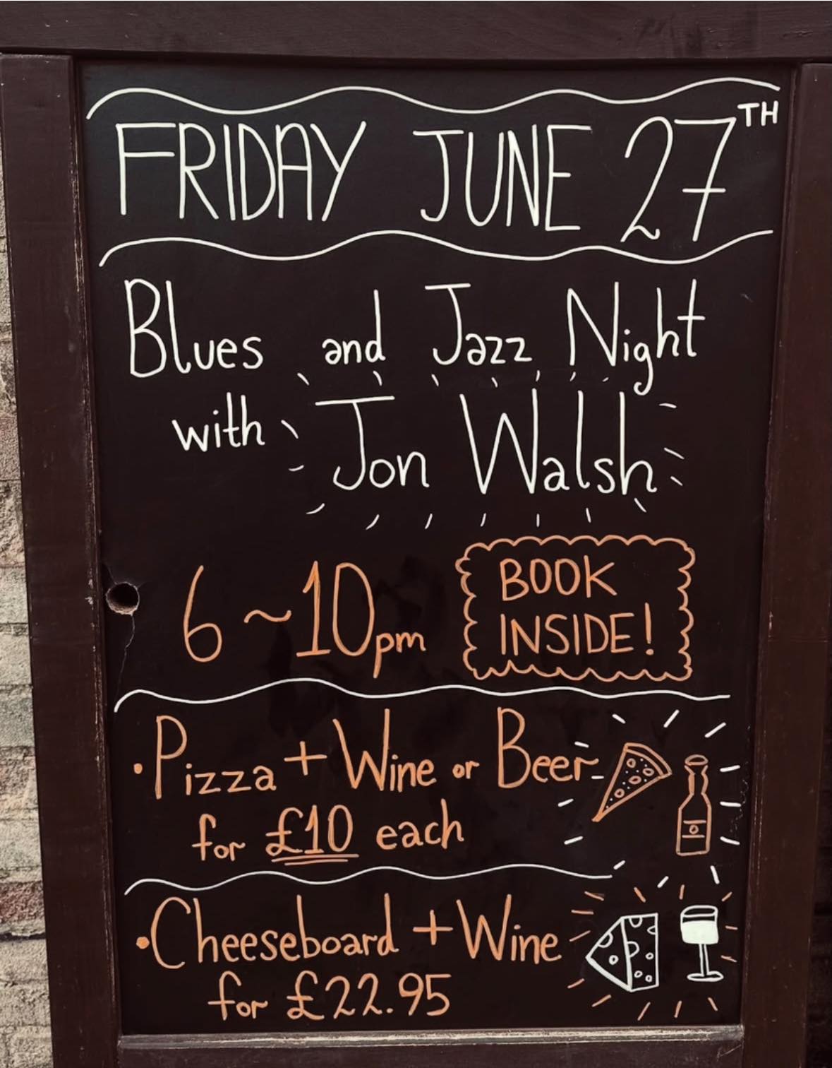 A night of blues and jazz with JON WALSH